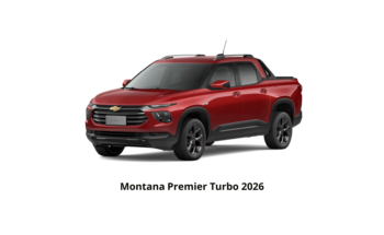 Nova Chevrolet Montana Premier Turbo 2026🚘🔥